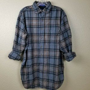 Pendleton Trail Shirt Elbow Patch Men's Large Tall